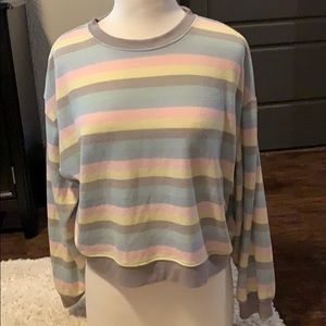 Z Supply striped crop top